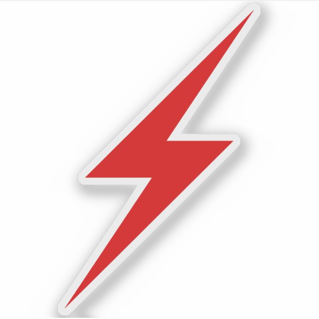 Red Lightning Bolt Of Anarchy (Front)