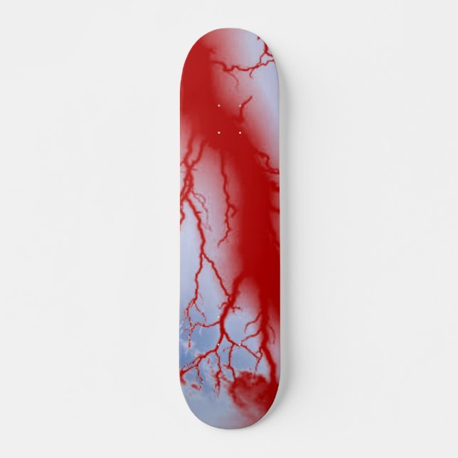 Red Lightning Skateboard (Front)