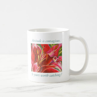 Red Lily Attitude Encouragement Mug