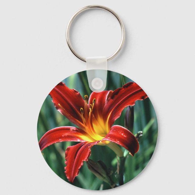 Red Lily Key Chain (Front)