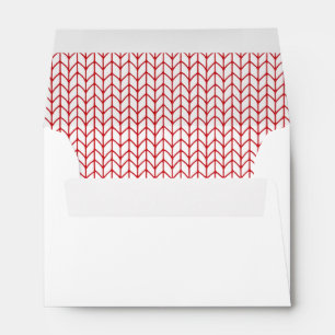 RED LINE KNIT A6 Envelope (4x6 cards) 