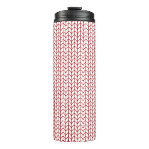RED LINE KNIT Thermal Tumbler