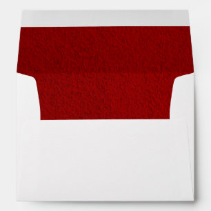 Red lined white background envelopes