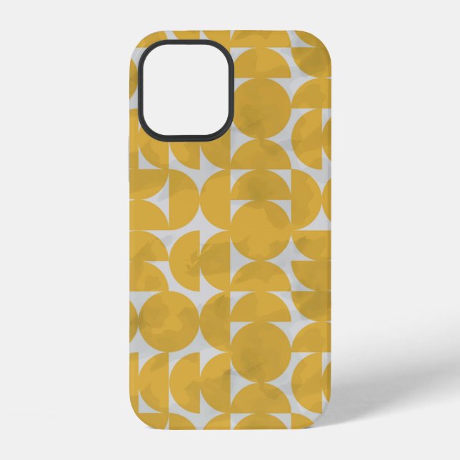 Red Lines Pattern. Horizontal Stroke Illustration. iPhone Case (Back)