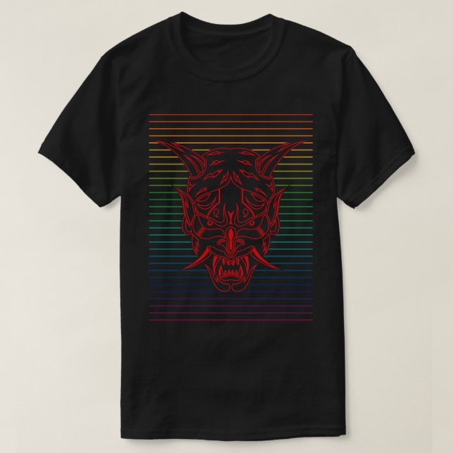 Red Lines Shinigami T-Shirt (Design Front)