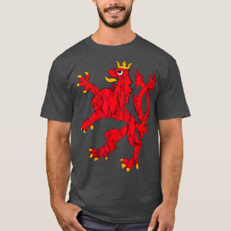 Red Lion Crest Of Luxembourg Letzebuerg Pride T-Shirt