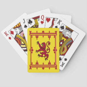 Red Lion Scottish Flag Royal Standard of Scotland  Playing Cards