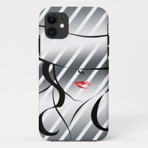 Red lips iPhone 11 case