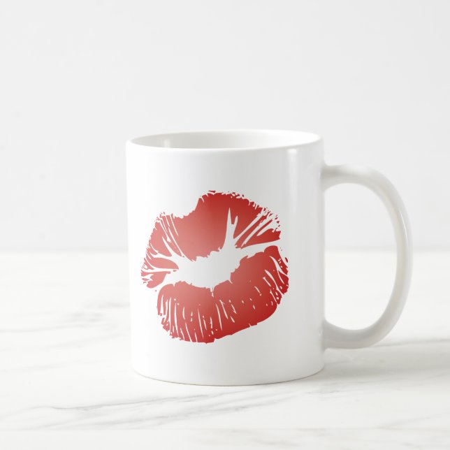 Red Lips Coffee Mug (Right)