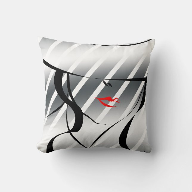Red lips cushion (Front)