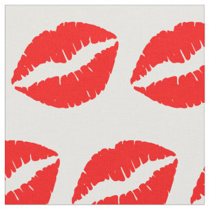Red Lips Fabric