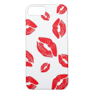 Red Lips Kiss iPhone 8/7 Case