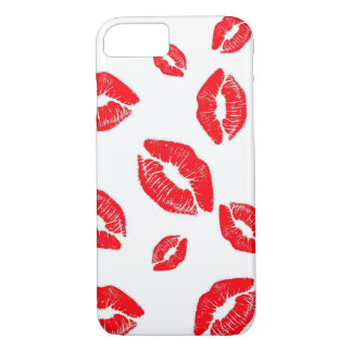 Red Lips Kiss iPhone 8/7 Case