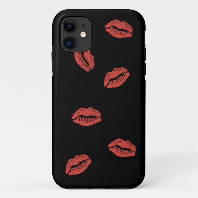 Red Lips Kiss iPhone 5 Case (Back)