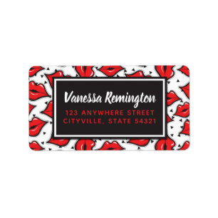 Red Lips Kiss Lipstick & Beauty Distributor Custom Label