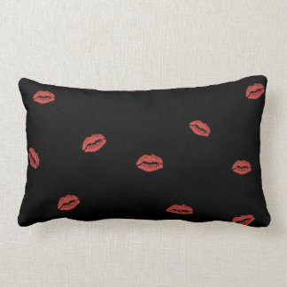 Red Lips Kiss Pillow