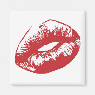 Red Lips Magnet