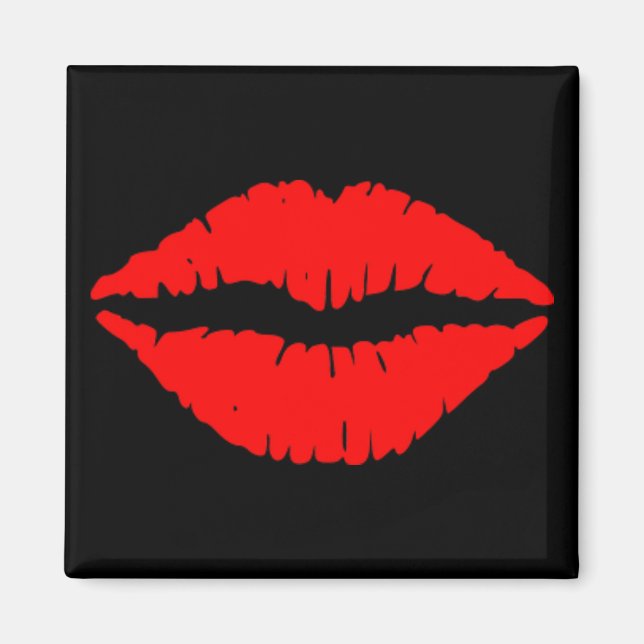 Red Lips Magnet (Front)