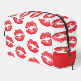 Red Lips, Pattern Of Lips, Red Lipstick, Kiss Dopp Kit