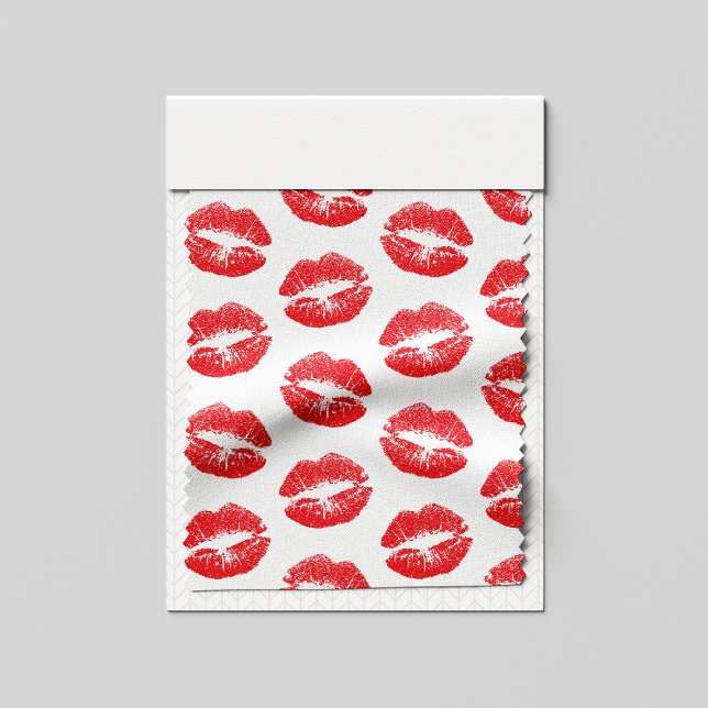 Red Lips, Pattern Of Lips, Red Lipstick, Kiss Fabric (Creator Uploaded)