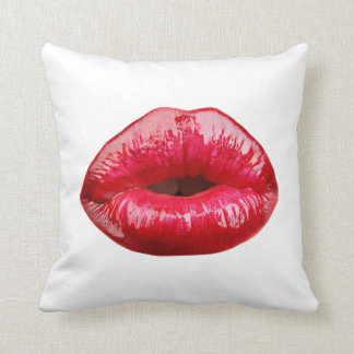 Red Lips Pillow