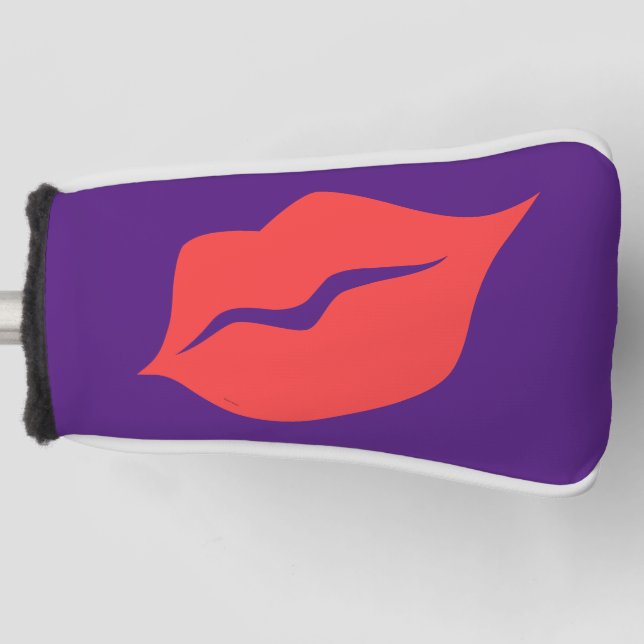 Red Lips Putter  Golf Head Cover (Front)
