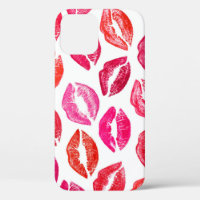 Red lips set, white background.