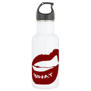 Red Lips What Grr grit teeth 532 Ml Water Bottle