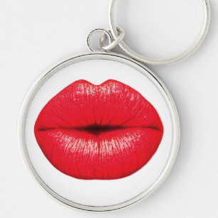 Red Lipstick - Marilyn Monroe Style Key Ring