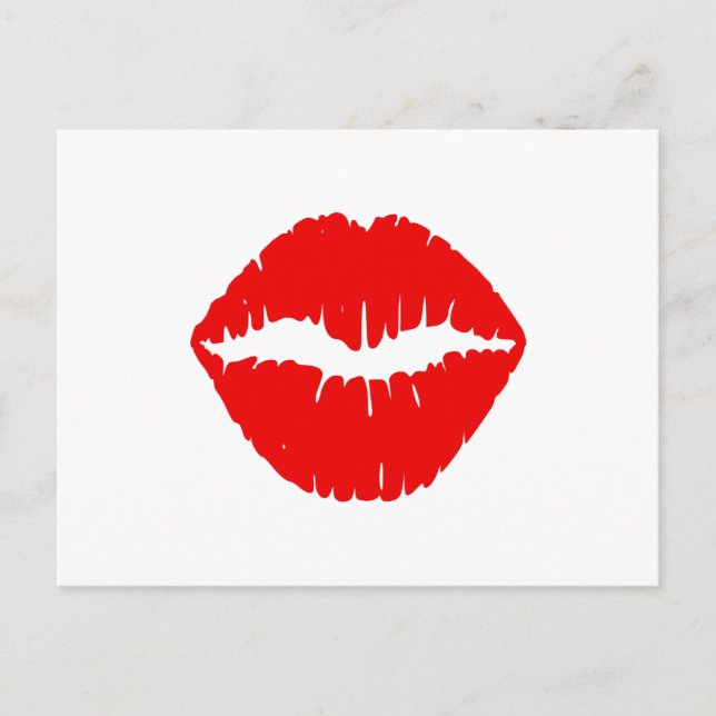 Red Lipstick Postcard (Front)