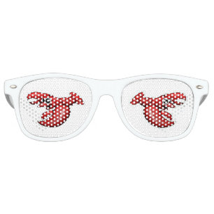 Red lobster adult party. retro sunglasses