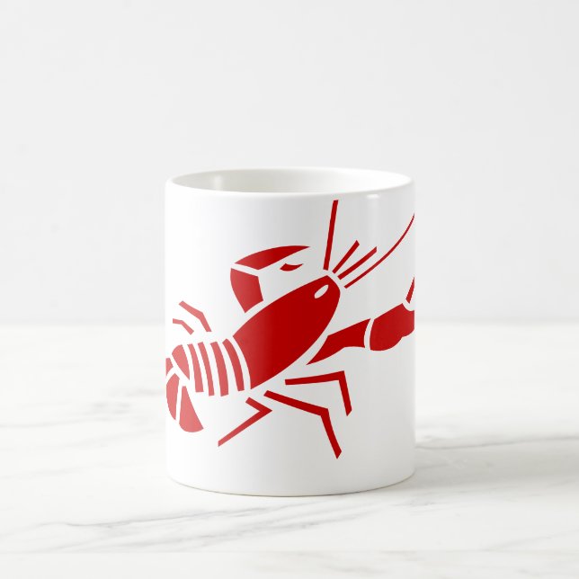Red lobster coffee mugs (Center)