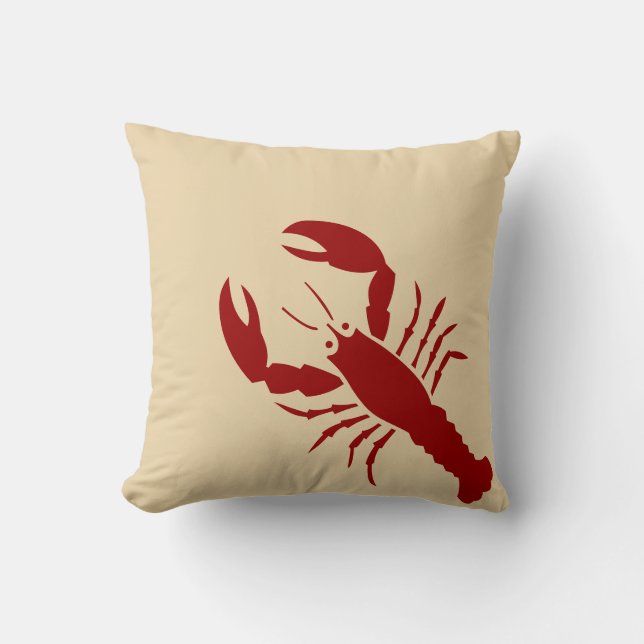 Red Lobster ~ Fall Vintage Cushion (Front)