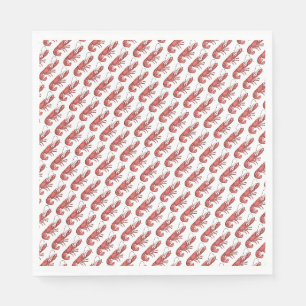Red Lobster Image Design Napkin