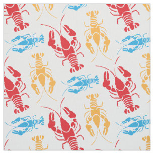 Red Lobster New England Lobster Bake Fabric
