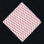 Red Lobster Pattern Coastal Beach Ocean Pet  Bandana<br><div class="desc">Red lobster pattern on white background. May add optional text. Great for ANY coastal event,  Pet Bandanna,  lobster bake,  Beach party,  Maine reunion,  party theme,  Travel souvenir. Colourful,  Mod,  Fun. Mix and match entire Lobster / Preppy / Party Supply / Pet Collections by TMCdesigns.</div>