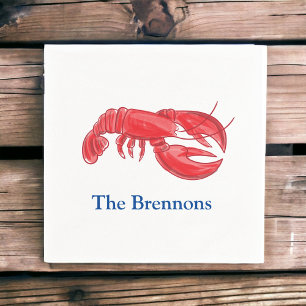 Red Lobster Personalised Party Napkin