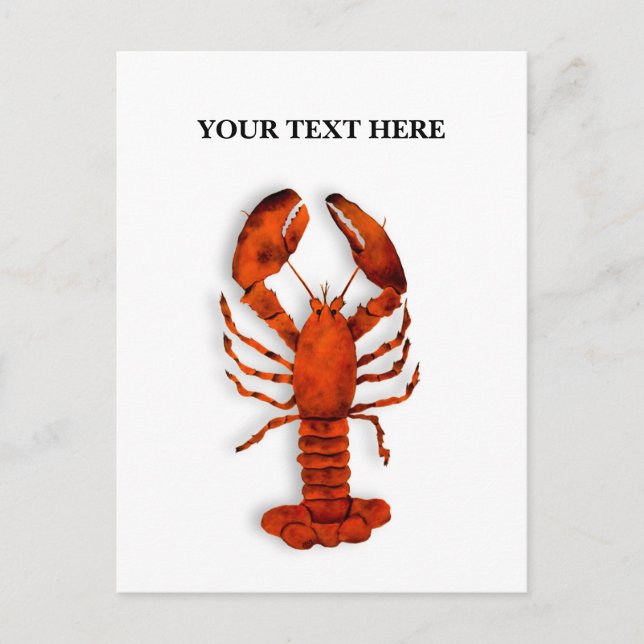Red Lobster Postcard (Front)