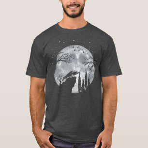 Red Lobster Seafood Full Moon At NightFunny Lobste T-Shirt