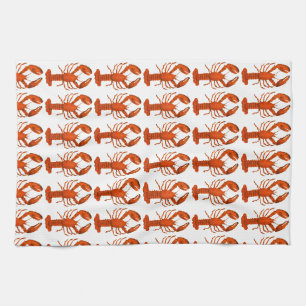 Red Lobster Tea Towel