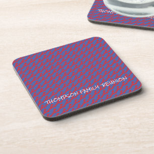 Red Lobsters Family Reunion NAME Timeless Keepsake Coaster