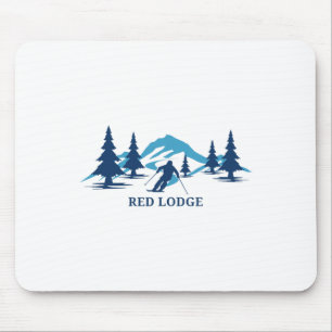 Red Lodge Montana Ski Resort Skiing Skier _1 Mouse Pad