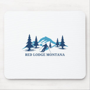 Red Lodge Montana Ski Resort Skiing Skier Mouse Pad