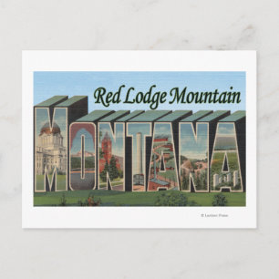 Red Lodge Mountain, Montana Postcard