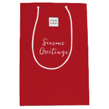 Red Logo Text Promotional Business Packaging