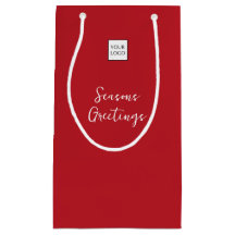 Red Logo Text Promotional Business Packaging