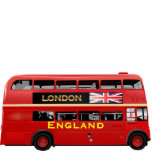 Red London Double Decker Bus Standing Photo Sculpture<br><div class="desc">The red Leyland Titan RTL554 Double-Decker bus is a true symbol of London and Britain. Press the "Customise" button to add text,  pick the font,  adjust colours & size,  and make a perfect gift or souvenir for your loved ones!</div>