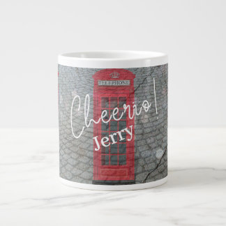 Red London Phone Booth Large Coffee Mug