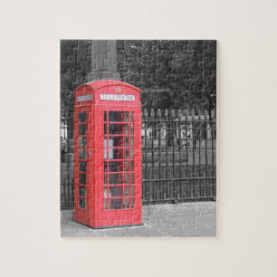 Red London Phonebox Jigsaw Puzzle