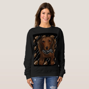 Red  Long haired Doxies   Sweatshirt